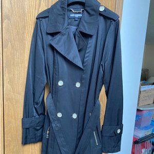 NWT Karl Lagerfeld Paris Classic Trench Coat Size M Cotton Blend